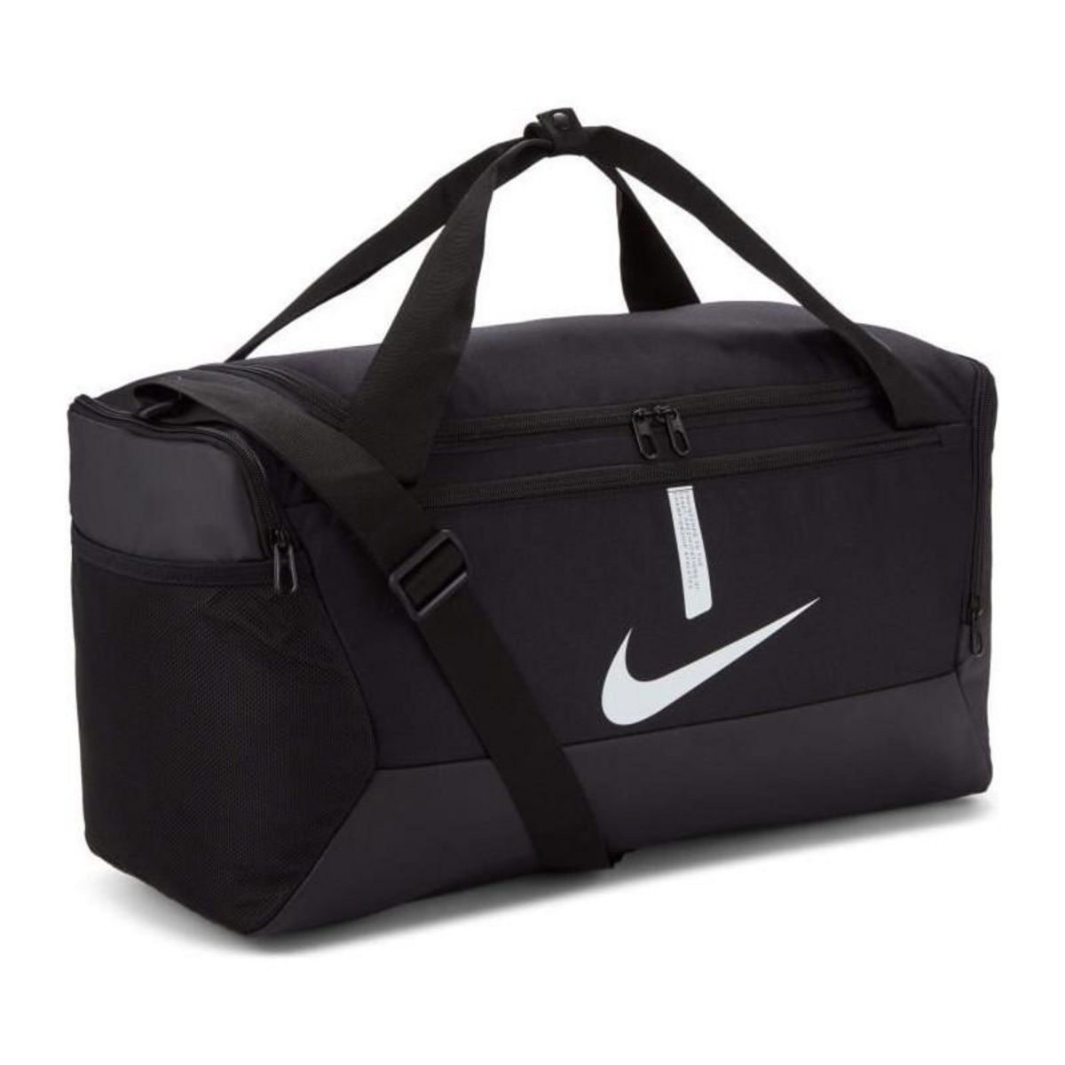 NIKE Sac de sport - Nike - Academy Duffle Black - Compartiment sec/humide - Poches a zip - 41 L - H 53 x L 25 x P 28 cm