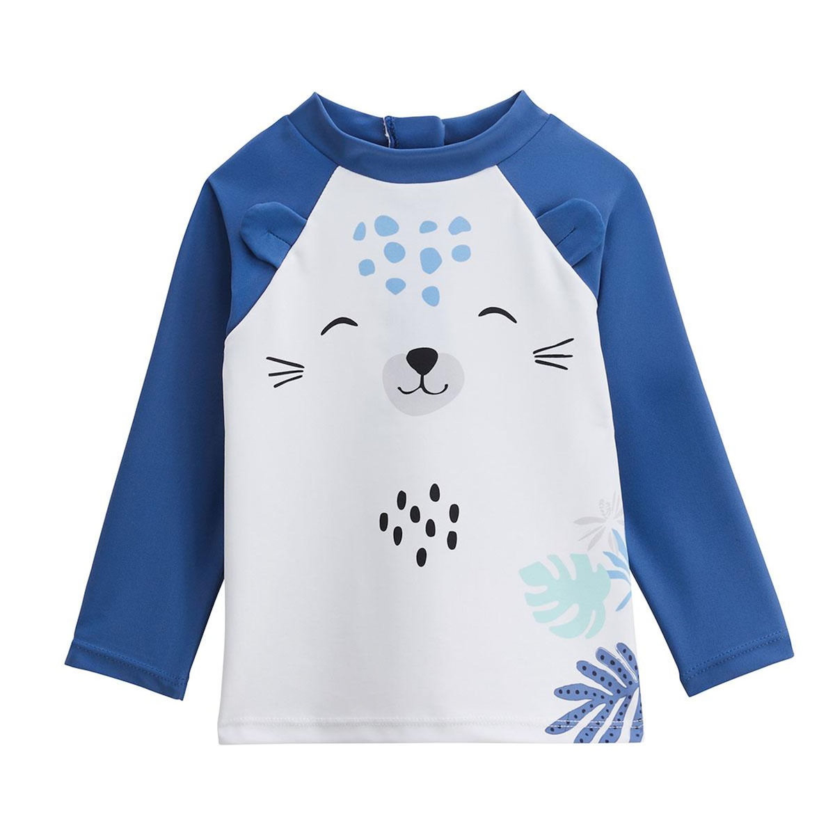 Petit Béguin Maillot de bain bébé 2 pièces t-shirt et pantalon de protection UV Brasilia