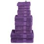 Voir la diapositive 1 : VIDAXL Ensemble de serviettes de qualité supérieure SOLUND 12 pcs