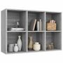 Voir la diapositive 5 : VIDAXL Bibliotheque/Buffet Sonoma gris 66x30x98 cm Bois d'ingenierie