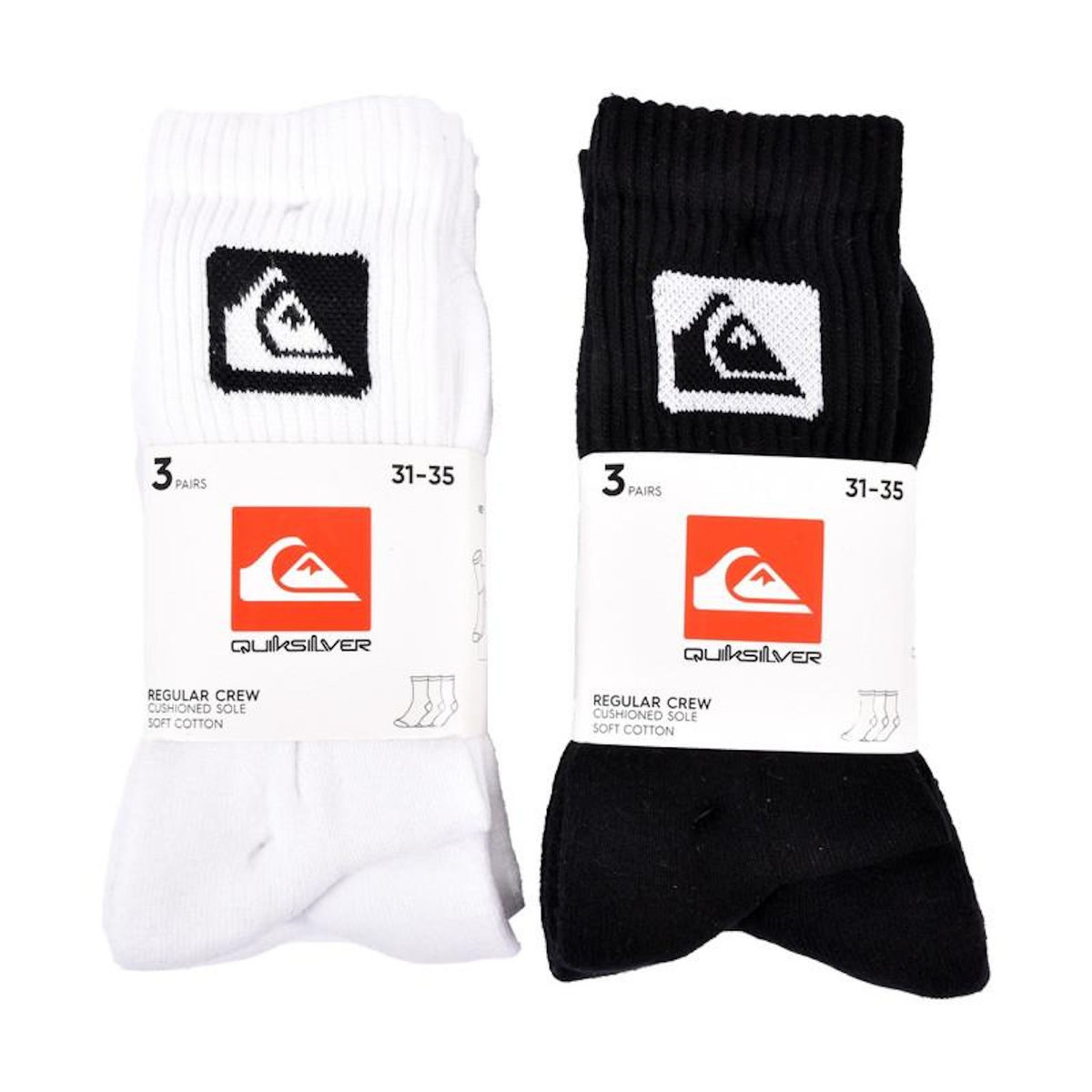 QUIKSILVER Chaussettes QUIKSILVER CUSHIONED CREW