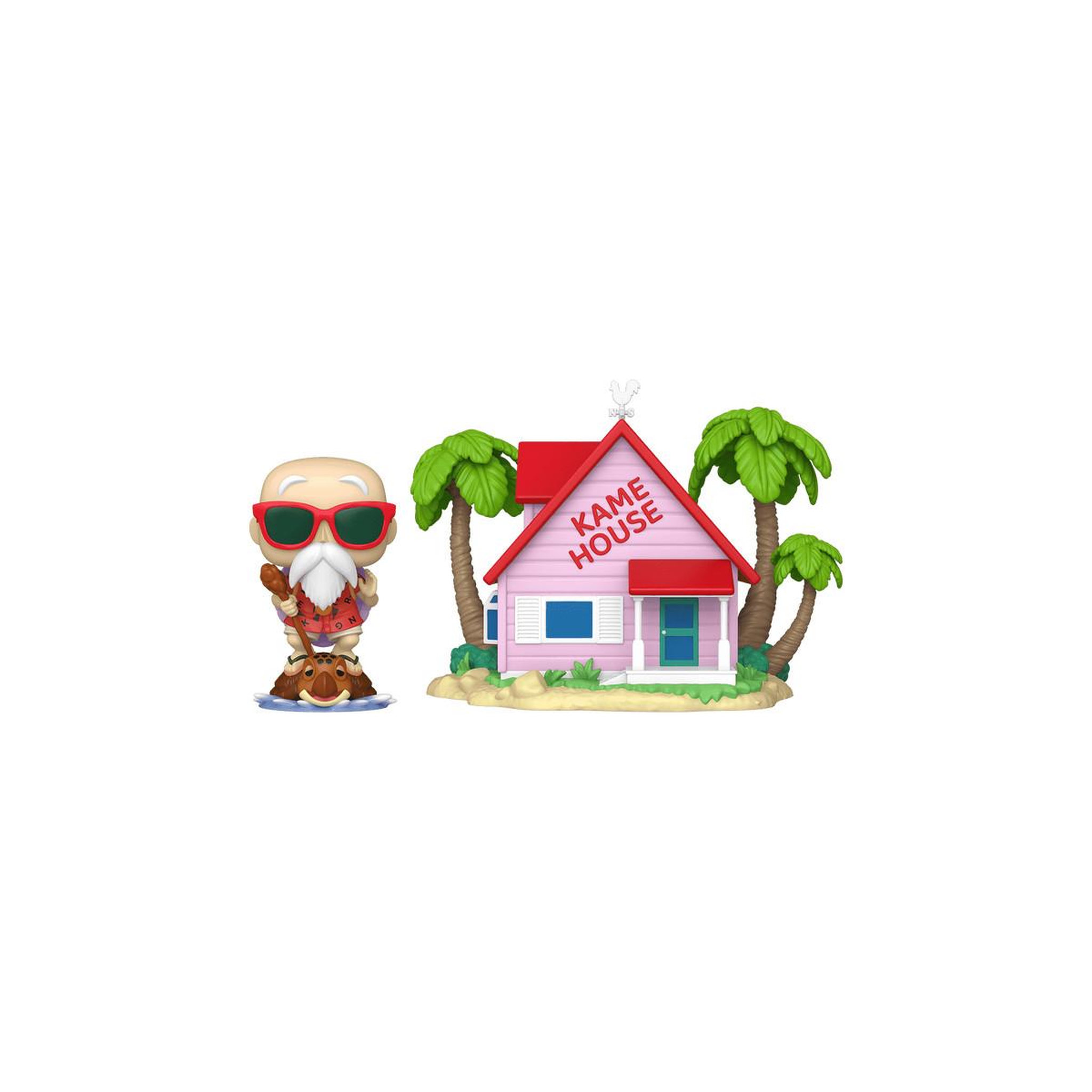 Voir la diapositive 2 : Funko Figurine Funko Pop Town Dragon Ball Master Roshi at Kame House
