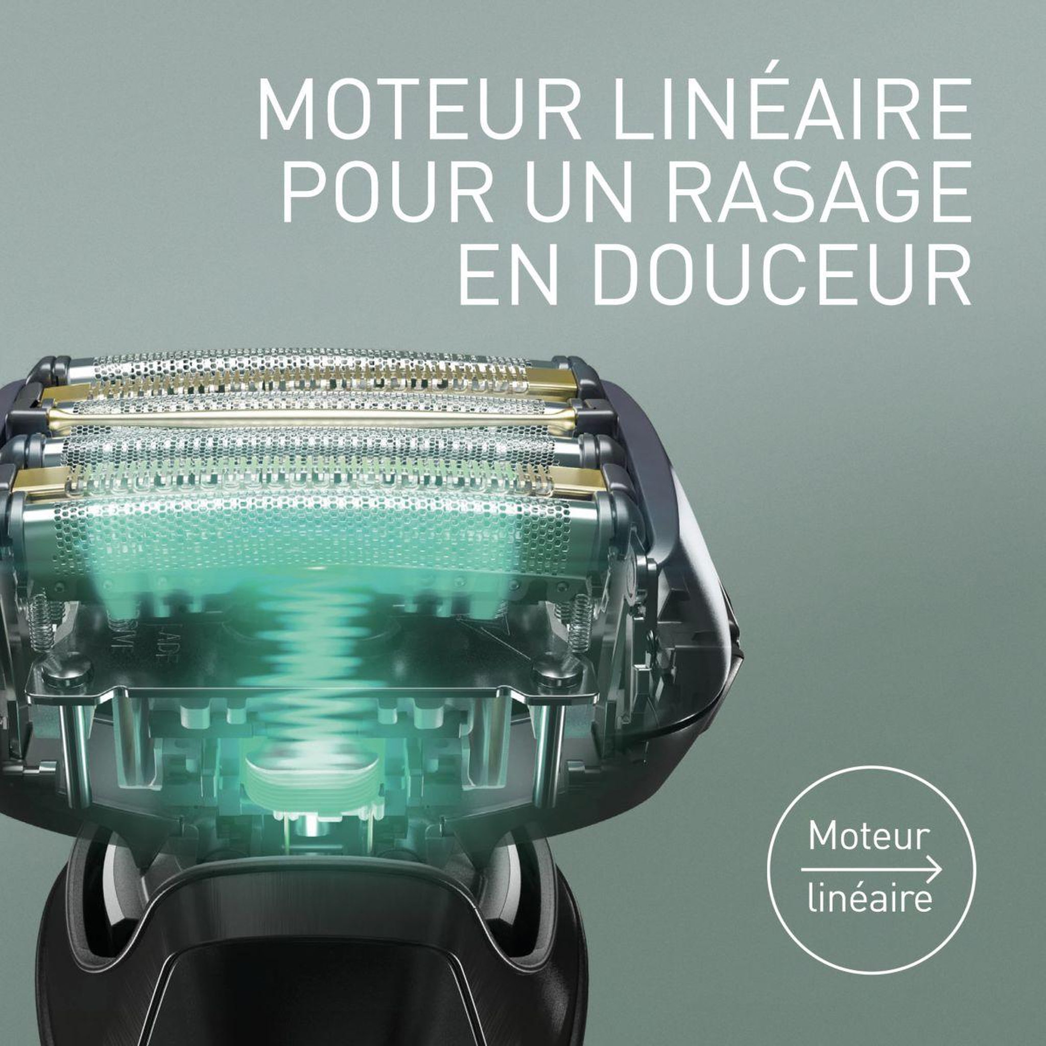 Voir la diapositive 4 : PANASONIC Rasoir électrique 6 lames es-ls6a-k803