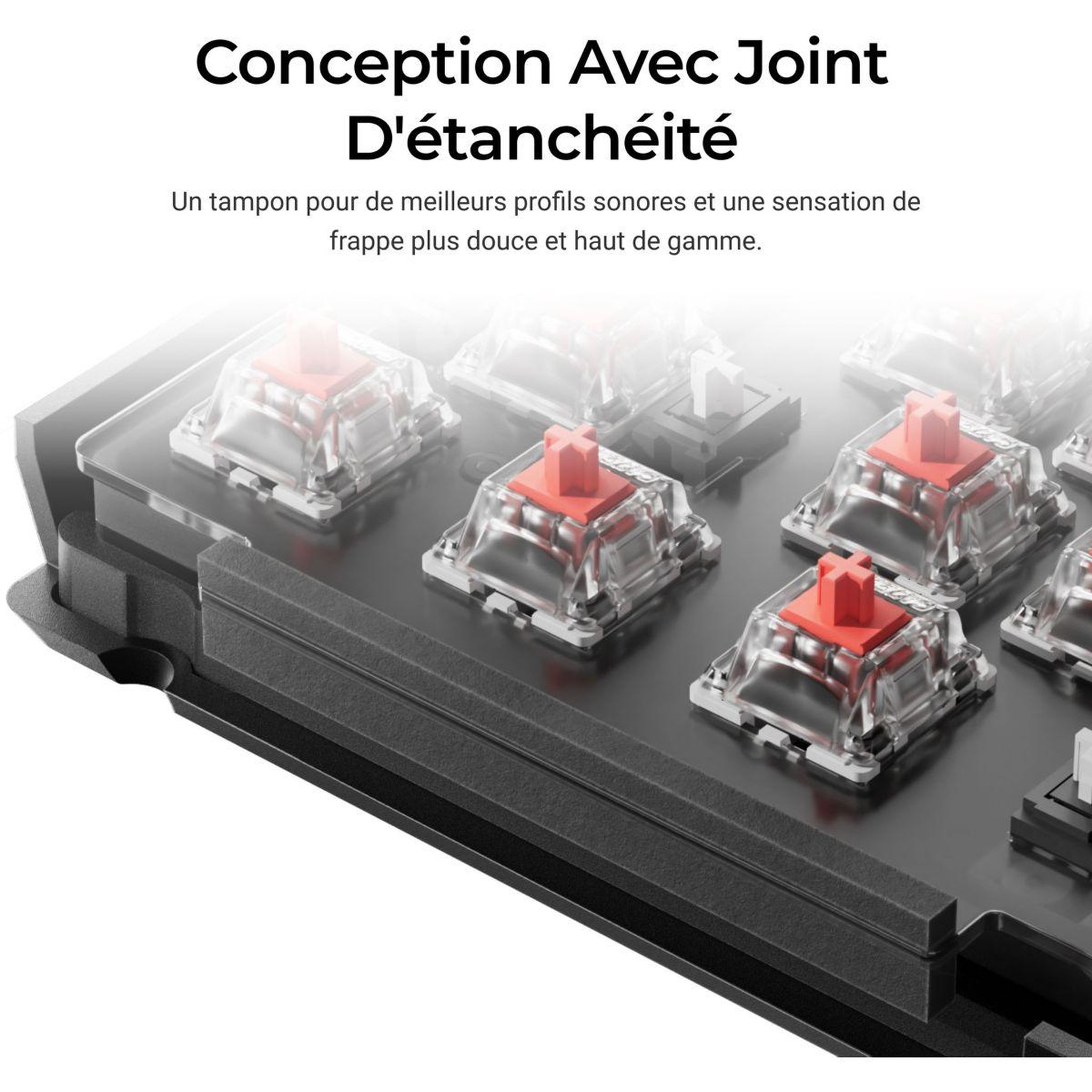 Voir la diapositive 4 : KEYCHRON Clavier gamer sans fil V6 Max QMK/VIA Wireles