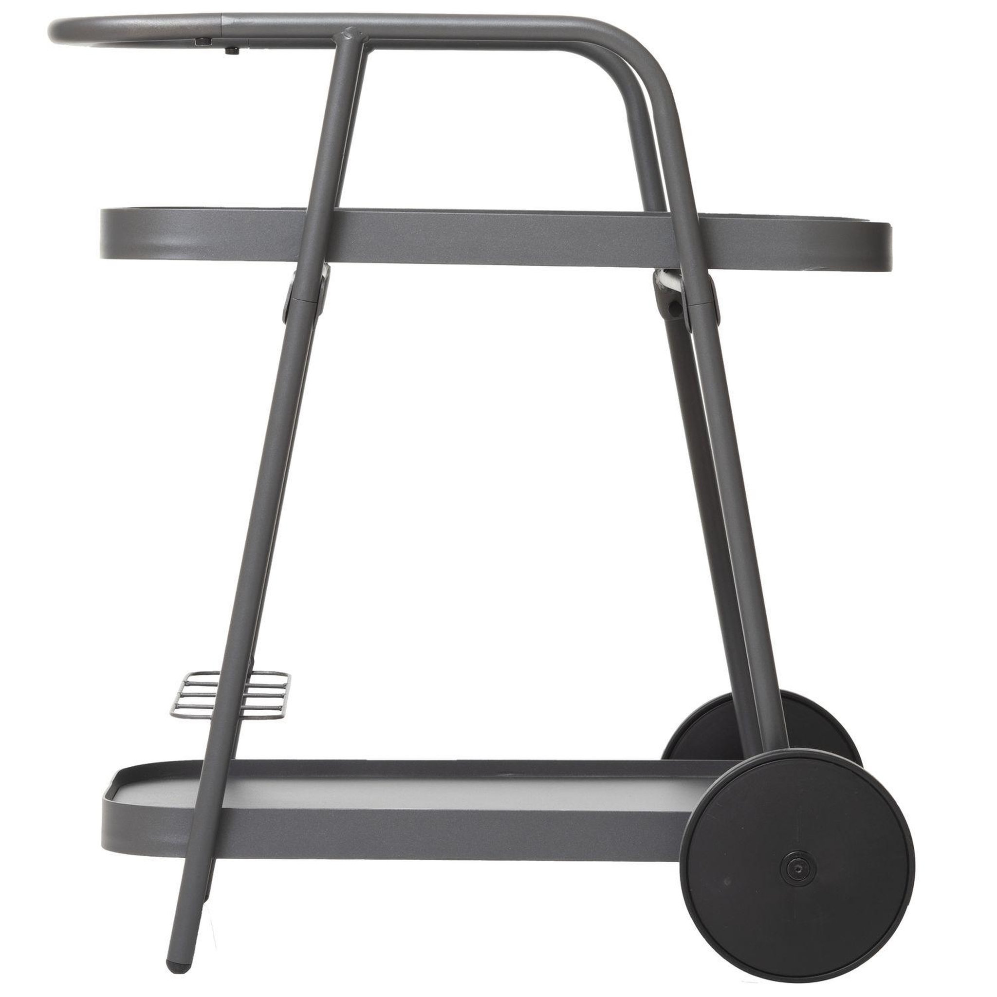 Voir la diapositive 4 : HESPERIDE Desserte de jardin à roulettes Easiness - L. 72 x H. 80 cm - Gris graphite