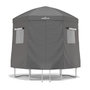 Voir la diapositive 5 : JUMP4FUN Tente cabane pour trampoline 8FT-244cm - Gris