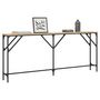 Voir la diapositive 3 : VIDAXL Table console chene sonoma 180x23x75 cm bois d'ingenierie