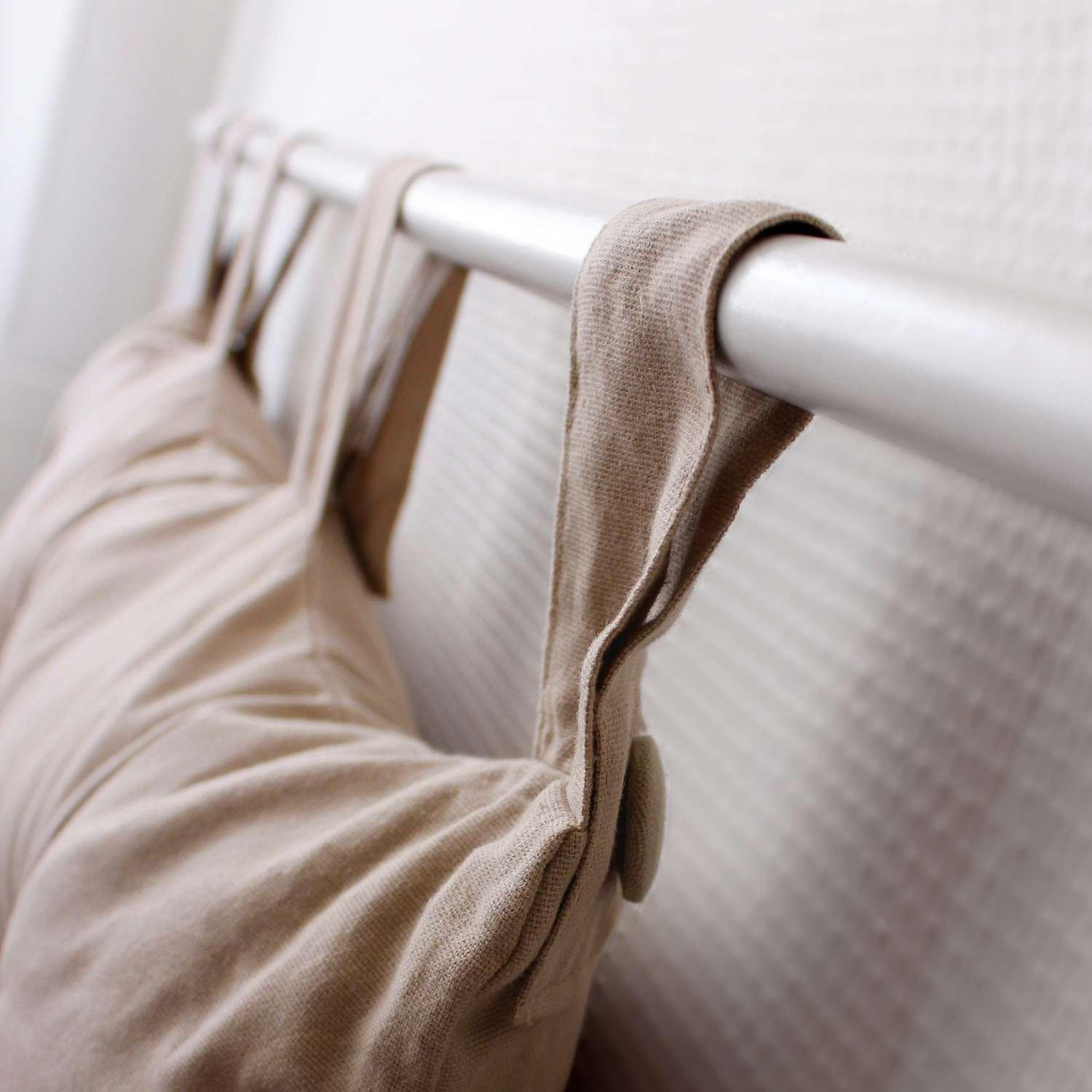 Voir la diapositive 4 : TOILINUX Tête de lit coussin Panama à suspendre