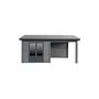 Voir la diapositive 1 : Woodlife garden Abri de jardin composite 9m2+terrasse 9m2 - gris  