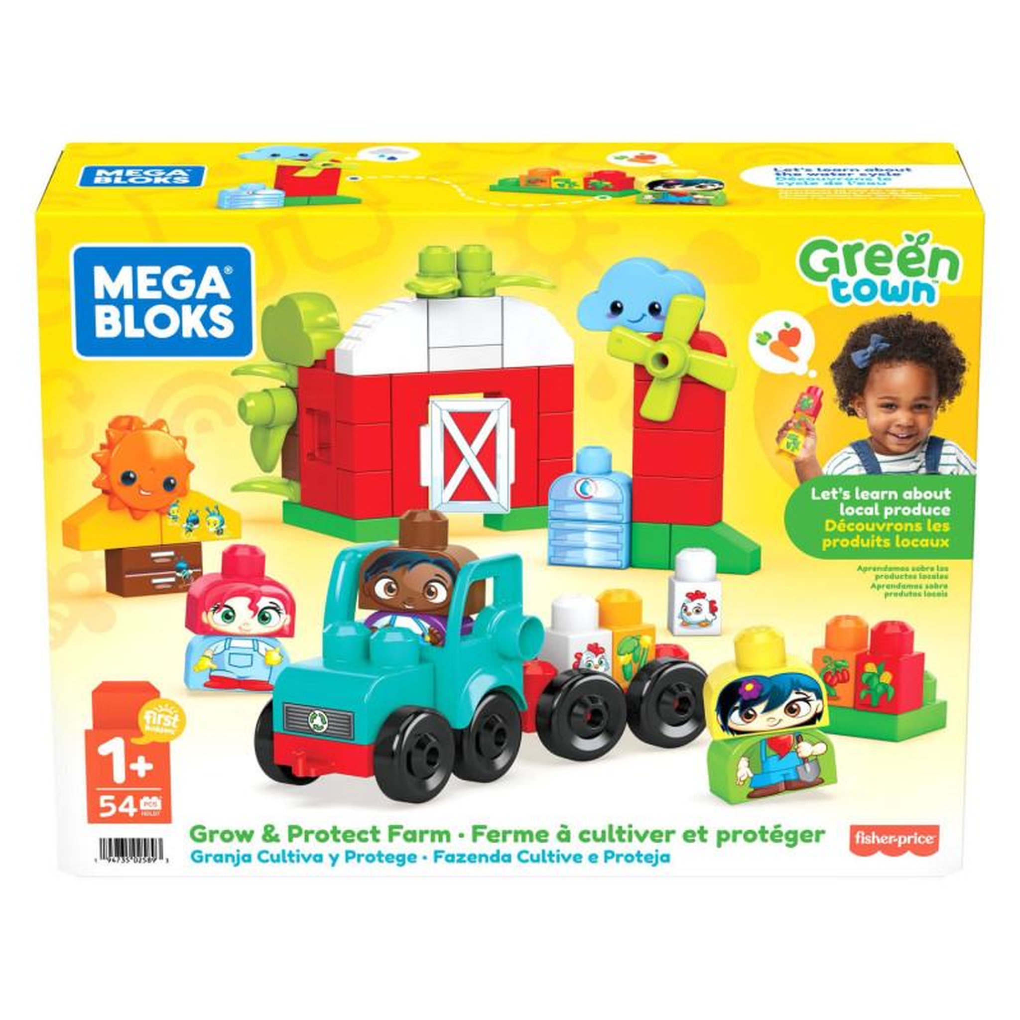 Voir la diapositive 2 : MEGA BLOKS Mega Bloks Green Town Eco Farm HDL07