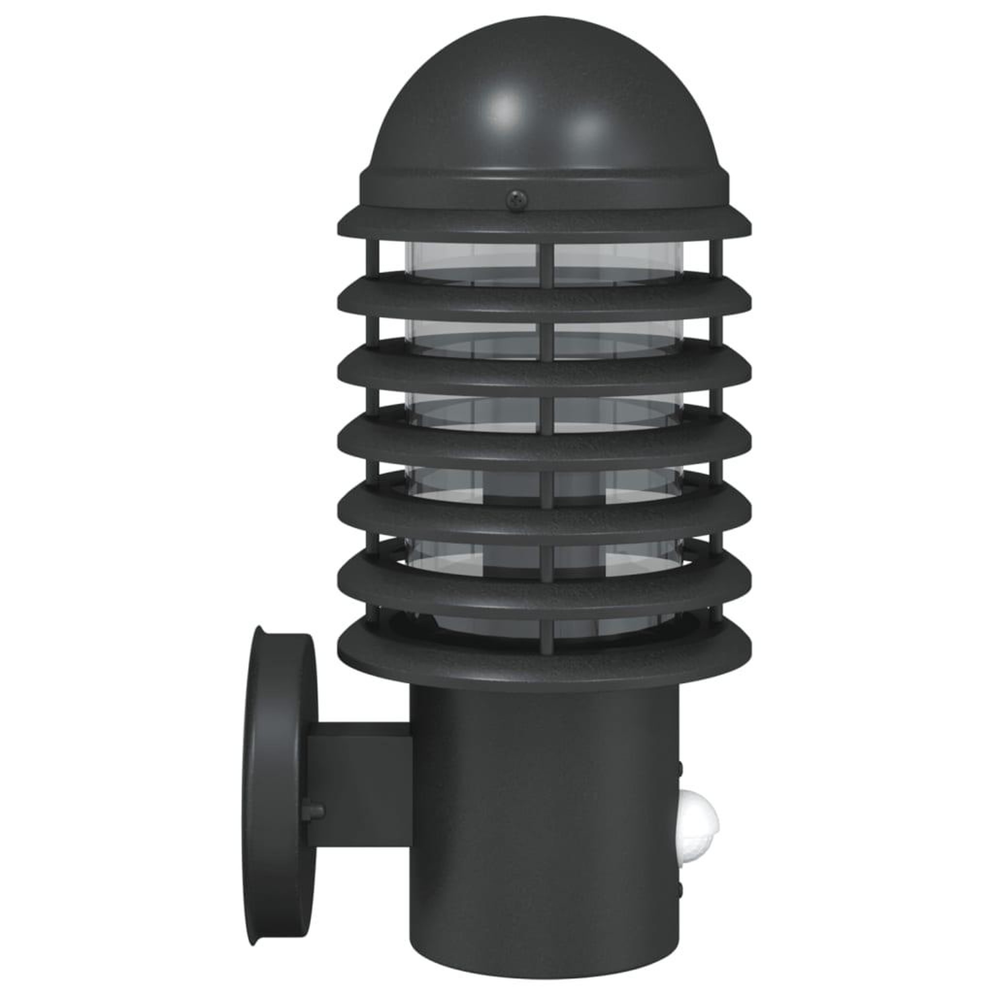 Voir la diapositive 5 : VIDAXL Appliques murales d'exterieur et capteurs 2pcs acier inoxydable