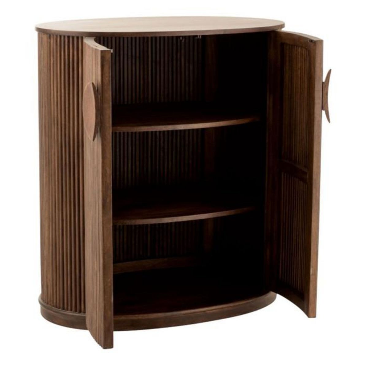 Paris Prix Buffet 2 Portes & 3 Niveaux  Reyi  101cm Marron