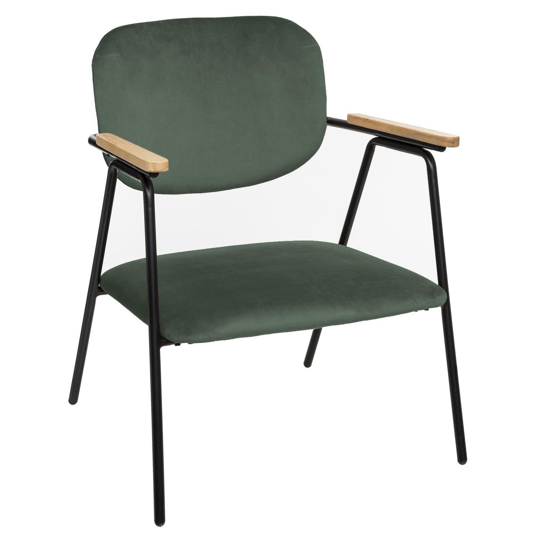 Voir la diapositive 1 : ATMOSPHERA Fauteuil design en velours Dyer