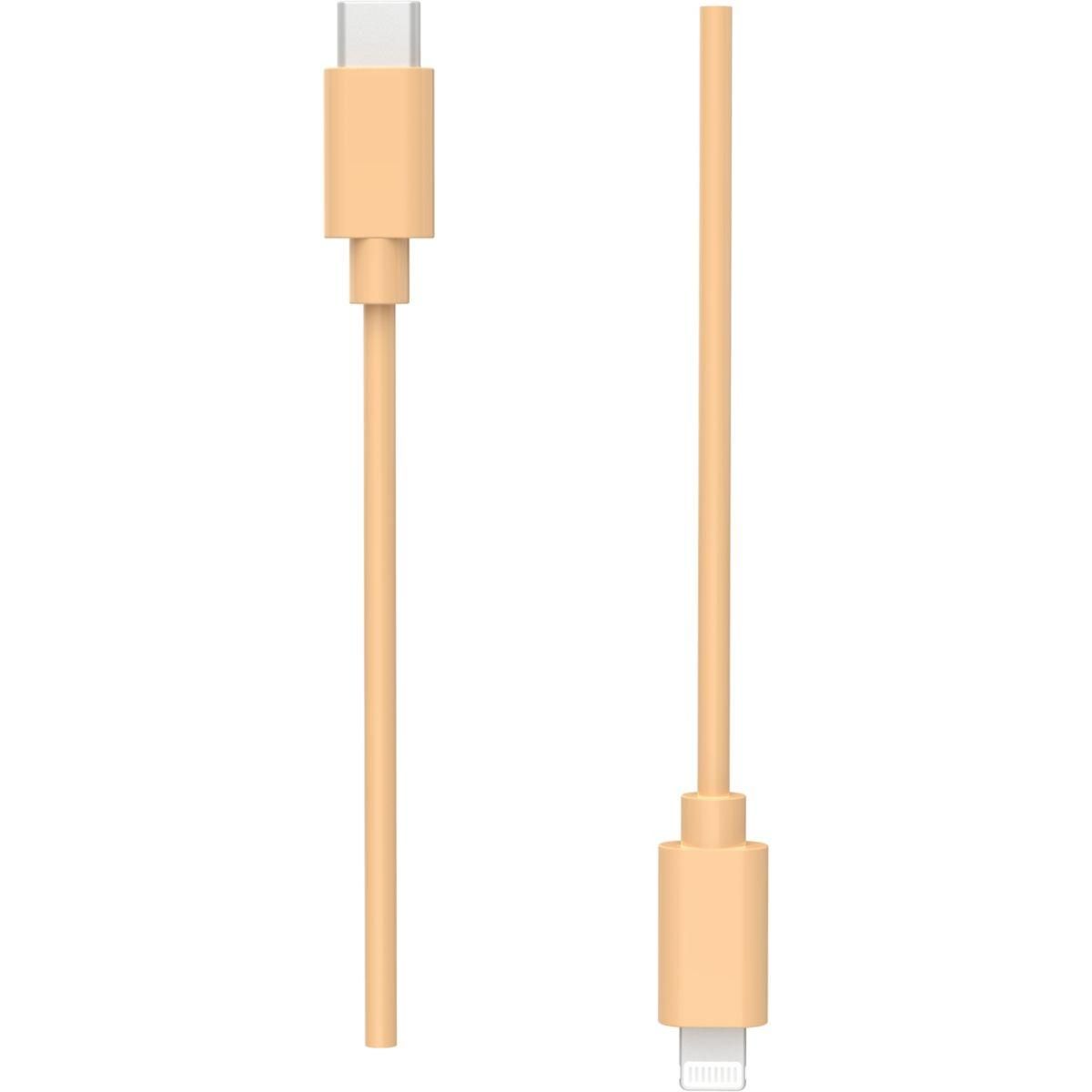 ESSENTIEL B Câble Lightning USB-C vers lightning 1M Amande
