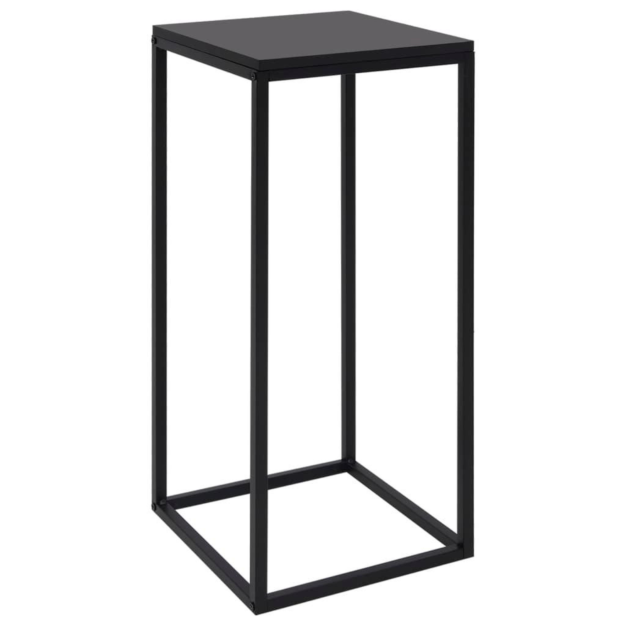 Voir la diapositive 3 : VIDAXL Tables d'appoint 2 pcs Noir Acier