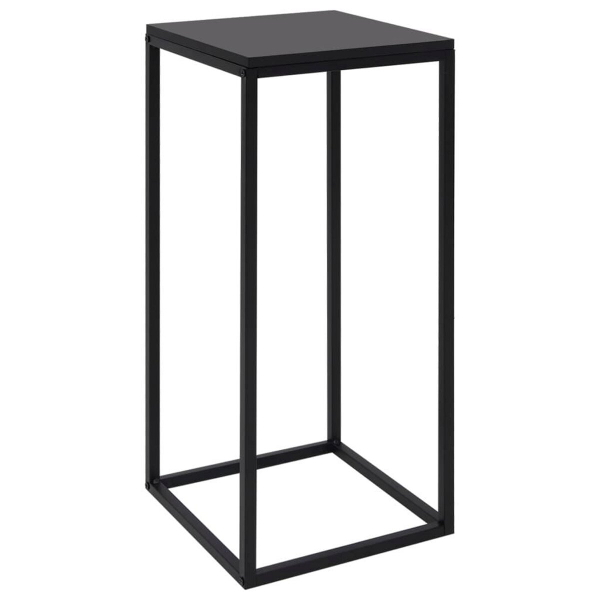 VIDAXL Tables d'appoint 2 pcs Noir Acier