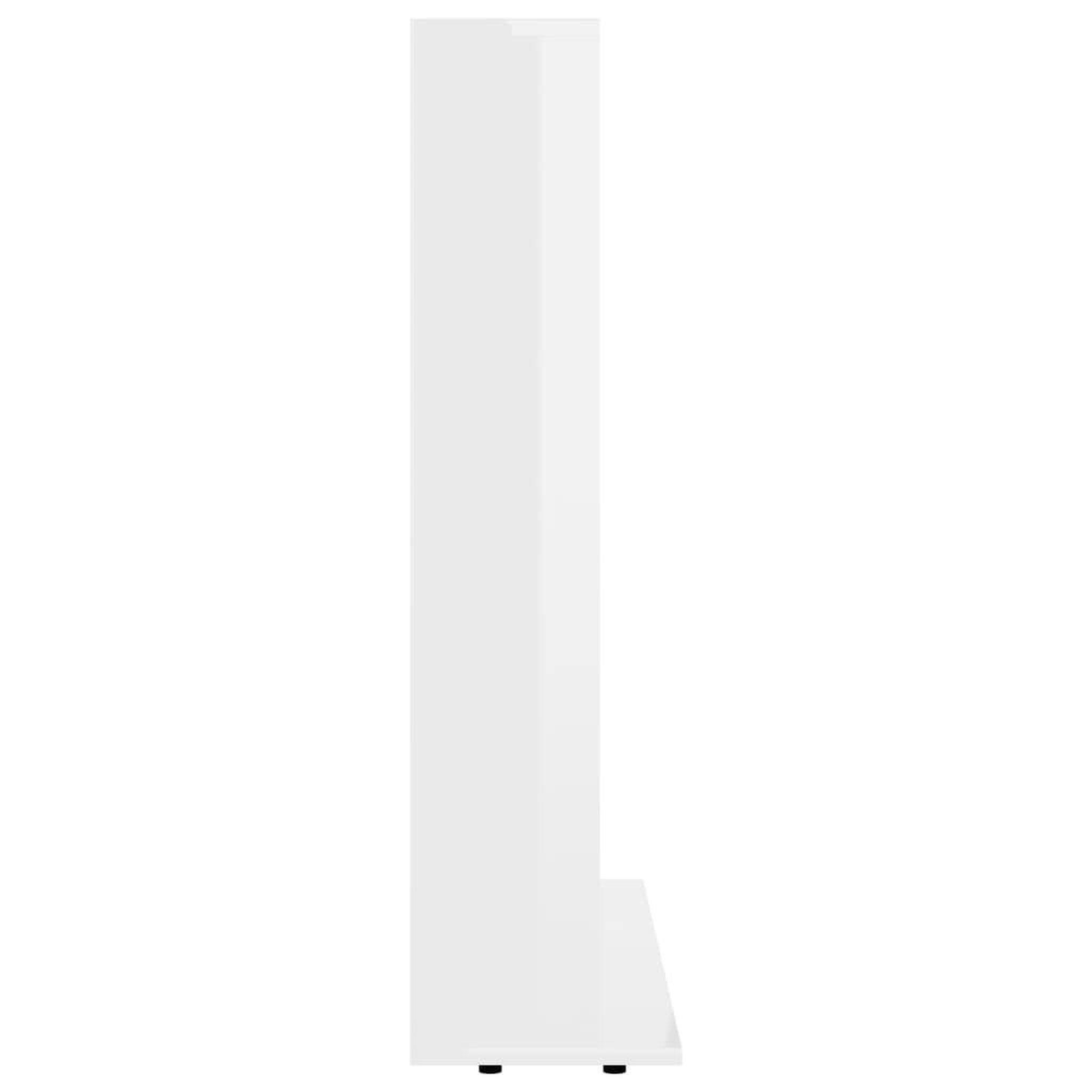 Voir la diapositive 5 : VIDAXL Armoire a CD Blanc brillant 102x23x89,5 cm Bois d'ingenierie
