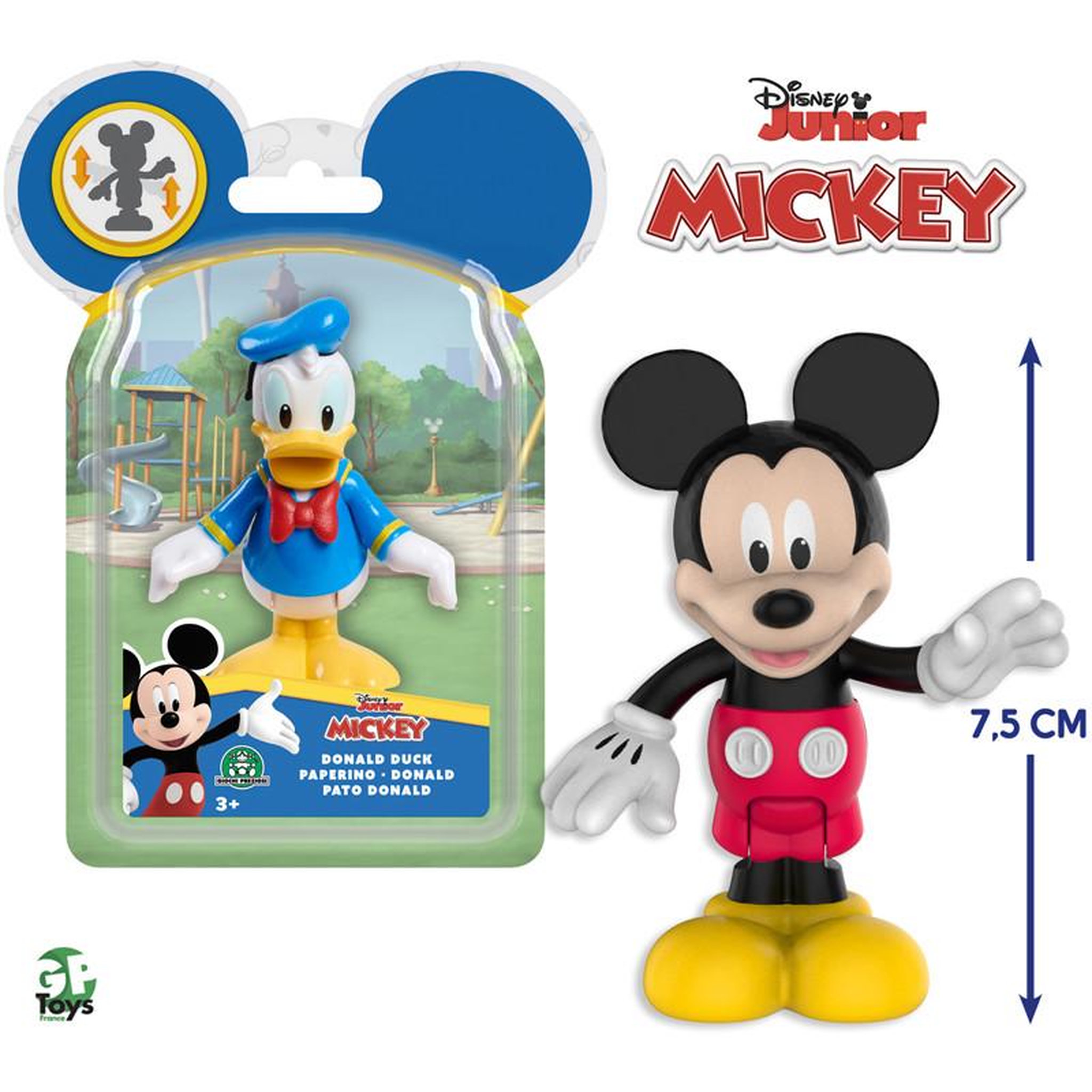 Voir la diapositive 3 : GP TOYS FIG 7.5CM ARTICULE MICKEY ASS* GP TOYS GPTMCC07