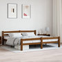 Voir la diapositive 2 : VIDAXL Cadre de lit sans matelas marron miel bois massif pin 180x200cm