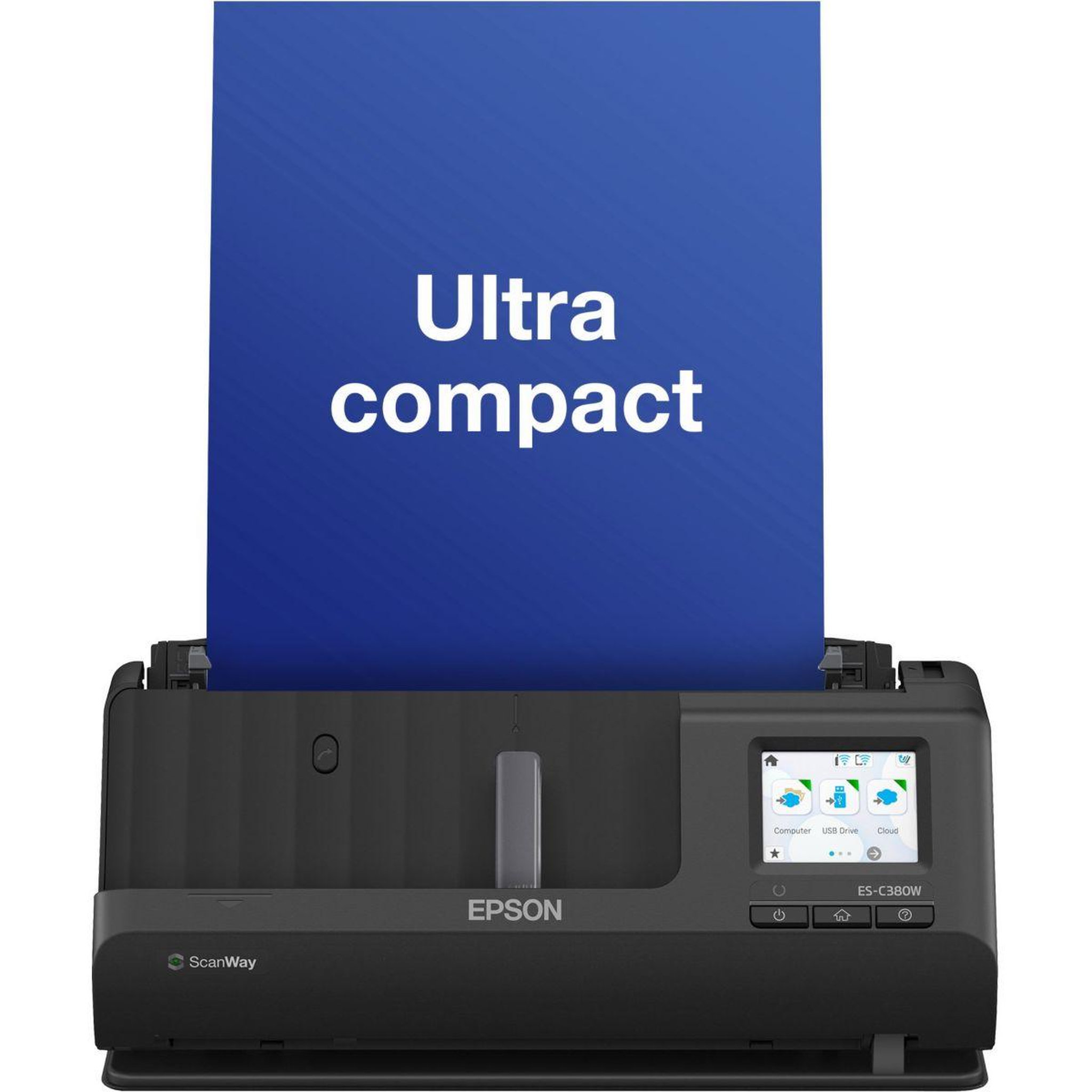 Voir la diapositive 4 : Epson Scanner à défilement ES-C380W