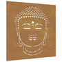 Voir la diapositive 2 : VIDAXL Decoration murale jardin 55x55 cm motif de tete de bouddha