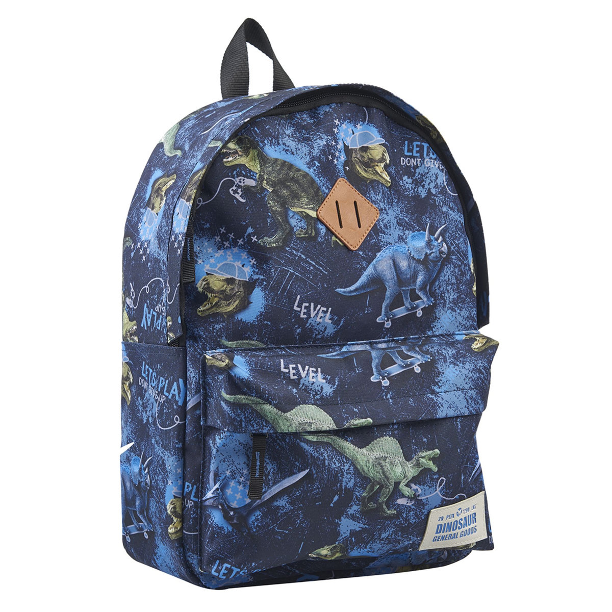 Sac à dos 1 compartiment bleu SKOOTER DINOGRAMES