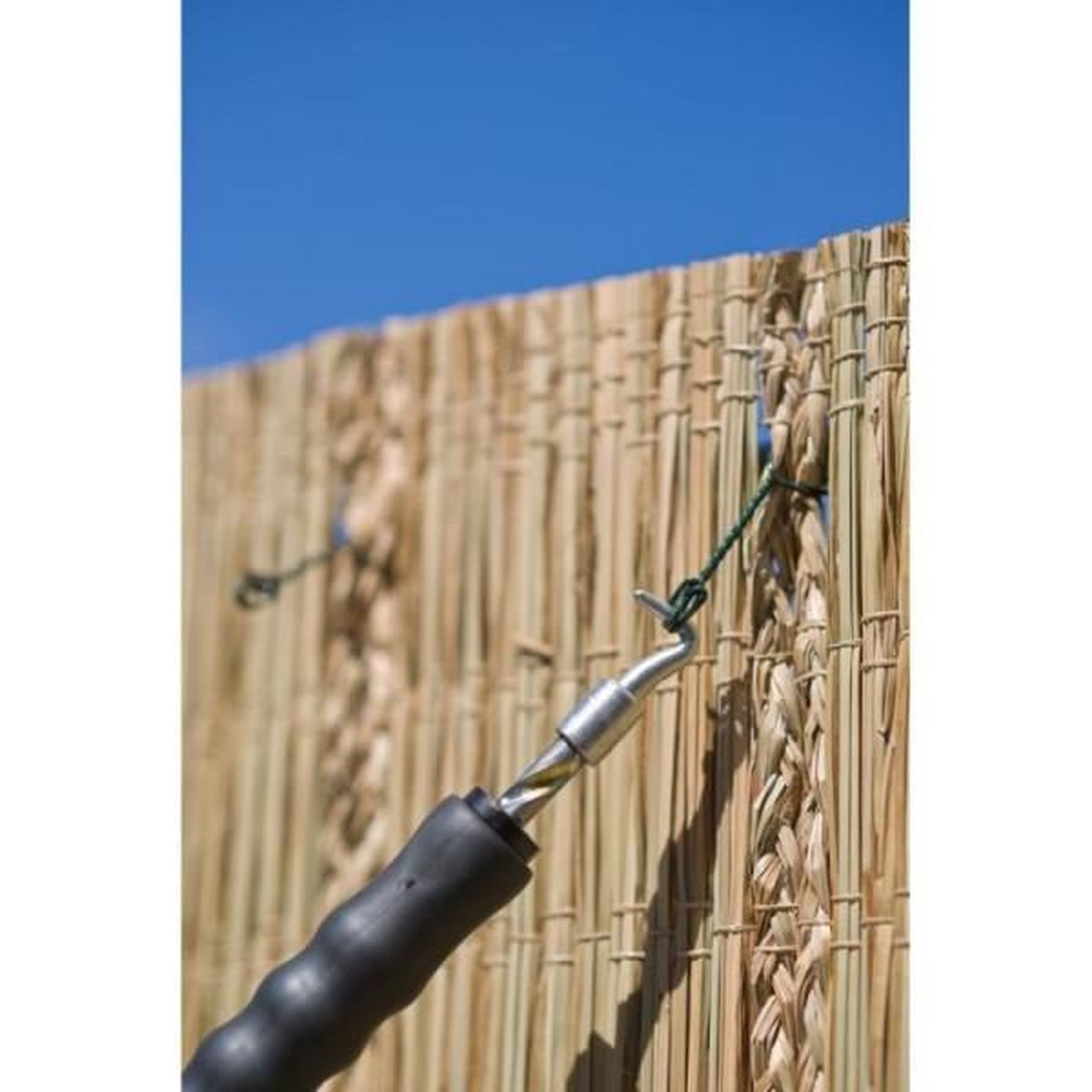 Voir la diapositive 6 : NATURE NATURE Torsadeuse a fil - Automatique, manche en caoutchouc - Inclus 50x (L16 cm x Ø1 mm) - Liens a boucle en acier galva - H30