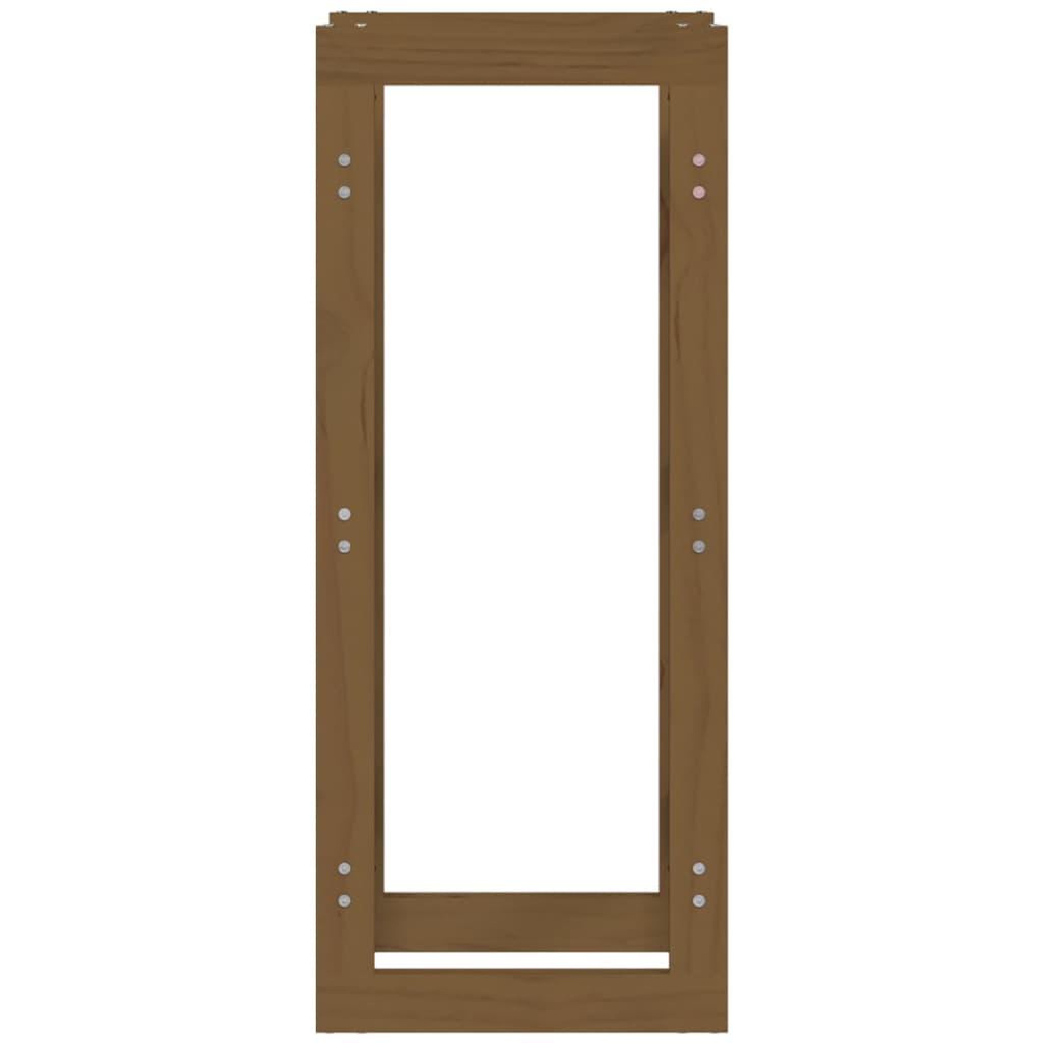 Voir la diapositive 5 : VIDAXL Support de bois de chauffage Marron miel 41x25x100cm Pin massif