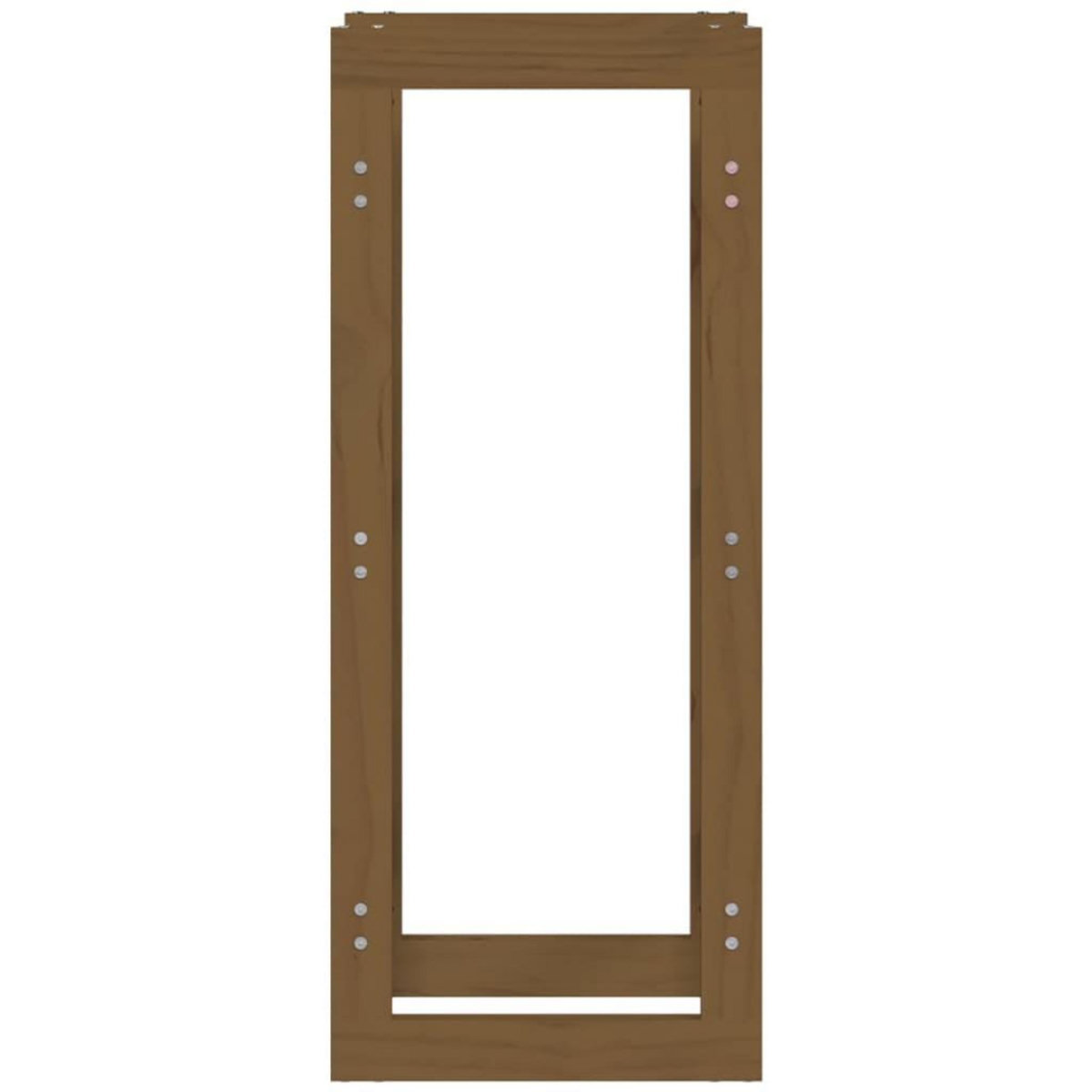 VIDAXL Support de bois de chauffage Marron miel 41x25x100cm Pin massif