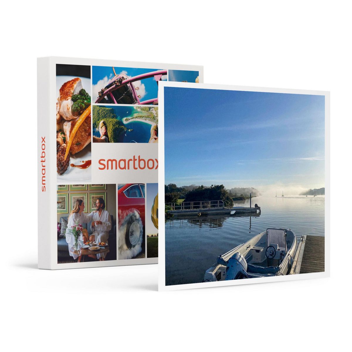 Smartbox 1h30 de bateau à moteur sans permis pour 4 personnes près de Vannes - Coffret Cadeau Sport & Aventure