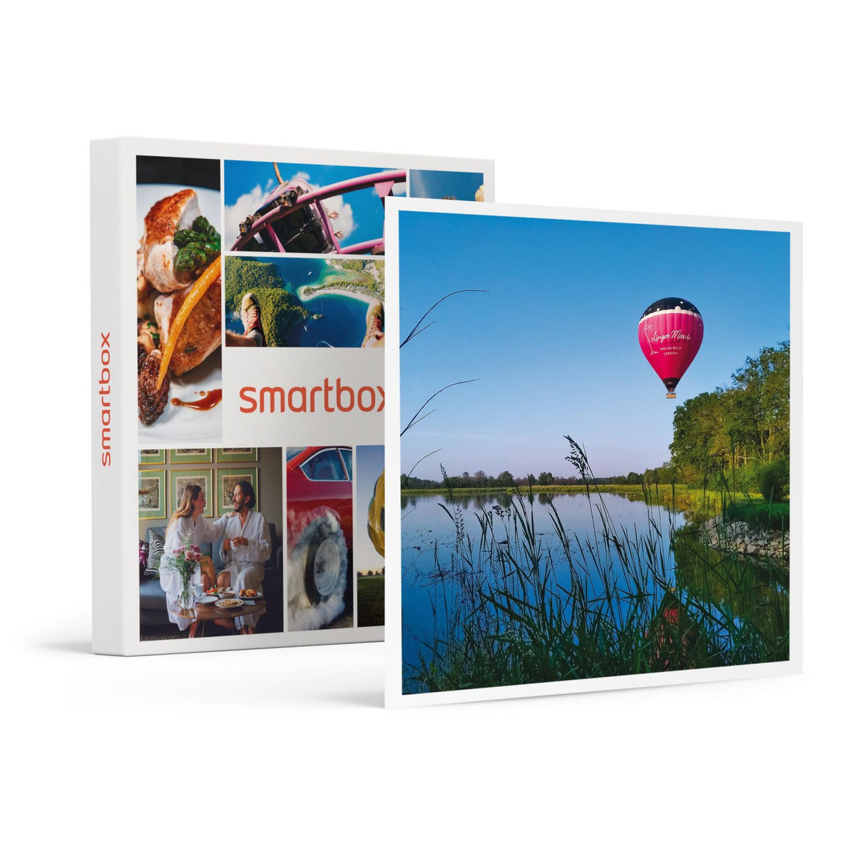 Smartbox Vol en montgolfière au-dessus des étangs de la Dombes en semaine - Coffret Cadeau Sport & Aventure