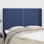 Voir la diapositive 1 : VIDAXL Tete de lit avec oreilles Bleu 147x16x118/128 cm Tissu