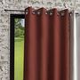 Voir la diapositive 1 : SOLEIL D'OCRE Rideau à oeillets en microfibre lavée BOHEME, par Soleil d'Ocre