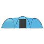 Voir la diapositive 4 : VIDAXL Tente igloo de camping 650x240x190 cm 8 personnes Bleu