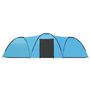 Voir la diapositive 4 : VIDAXL Tente igloo de camping 650x240x190 cm 8 personnes Bleu