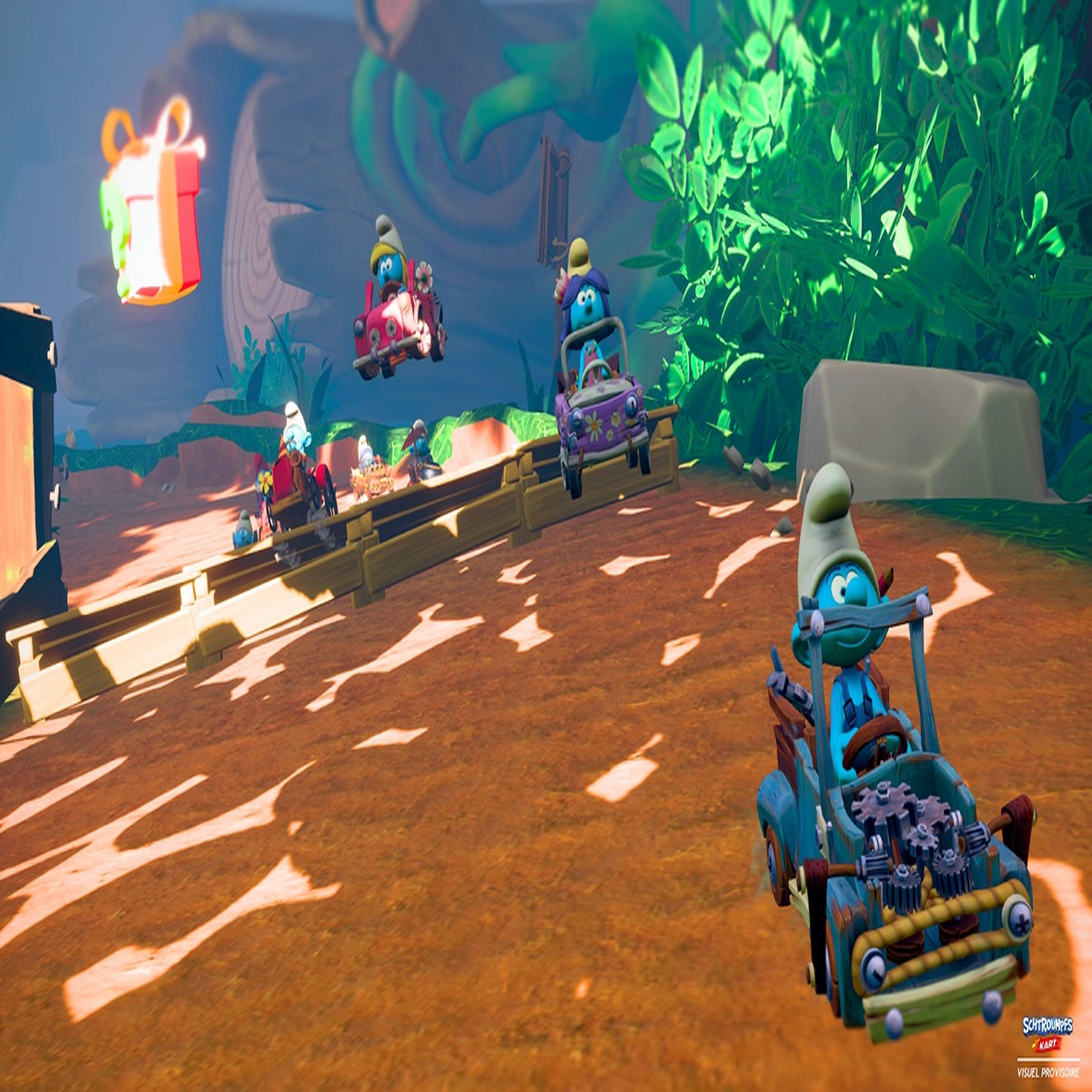 Voir la diapositive 4 : Schtroumpfs Kart Nintendo Switch