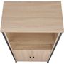 Voir la diapositive 3 : tectake Buffet style industriel Bois clair industriel, Chêne Sonoma