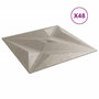 Voir la diapositive 4 : VIDAXL Panneaux muraux 48 pcs beton 50x50 cm XPS 12 m² etoile