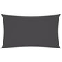 Voir la diapositive 2 : VIDAXL Voile de parasol tissu oxford rectangulaire 2x4,5 m anthracite