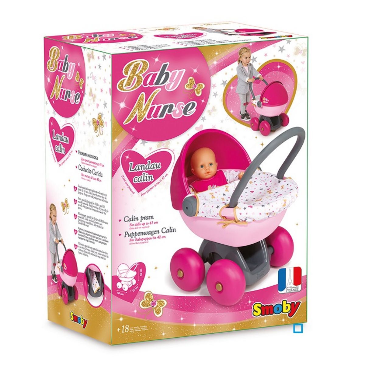 SMOBY Baby Nurse Landau Calin