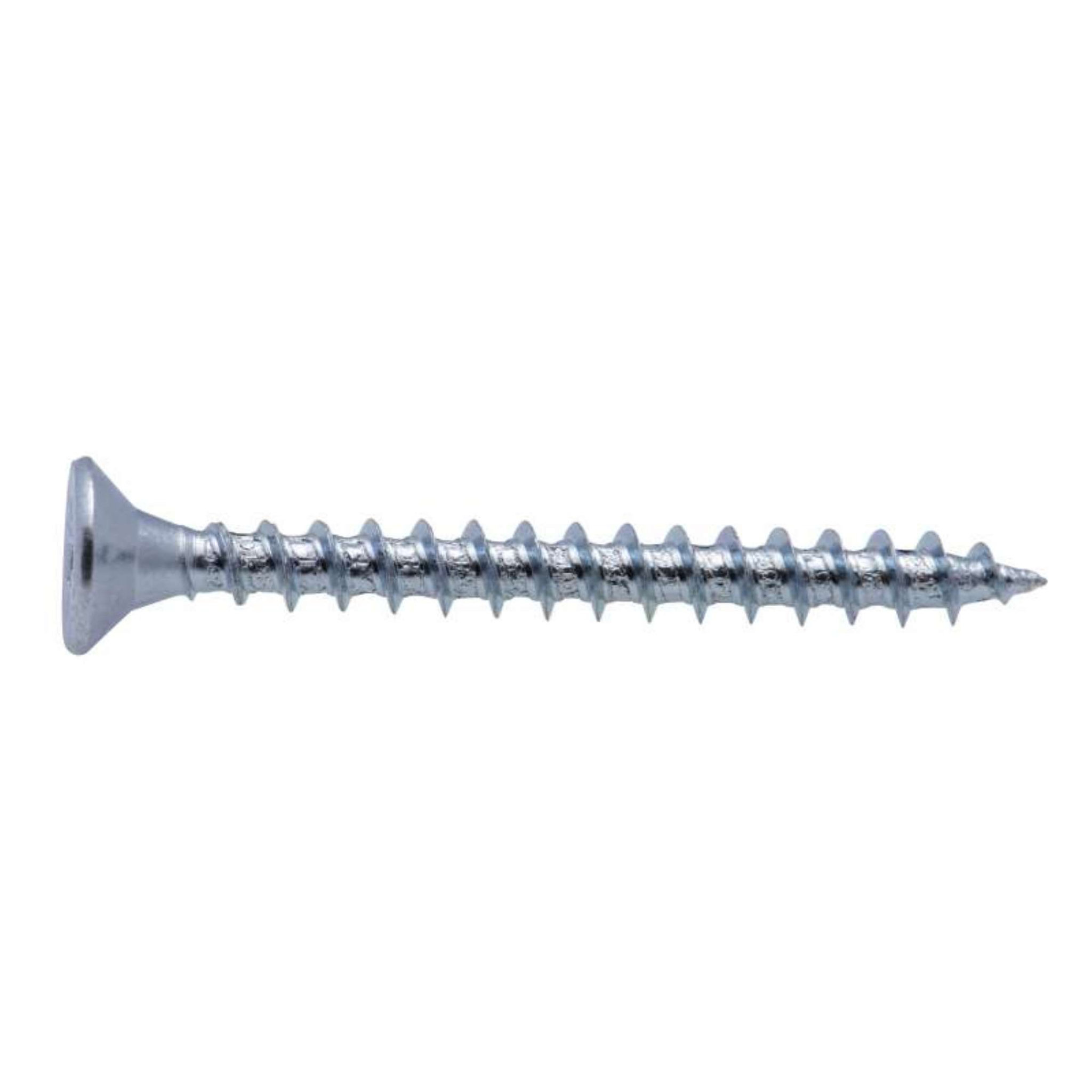 Voir la diapositive 1 :  Vis à bois tête fraisée PZ zinguée Vissal filet total 4x40 mm  x15 vis