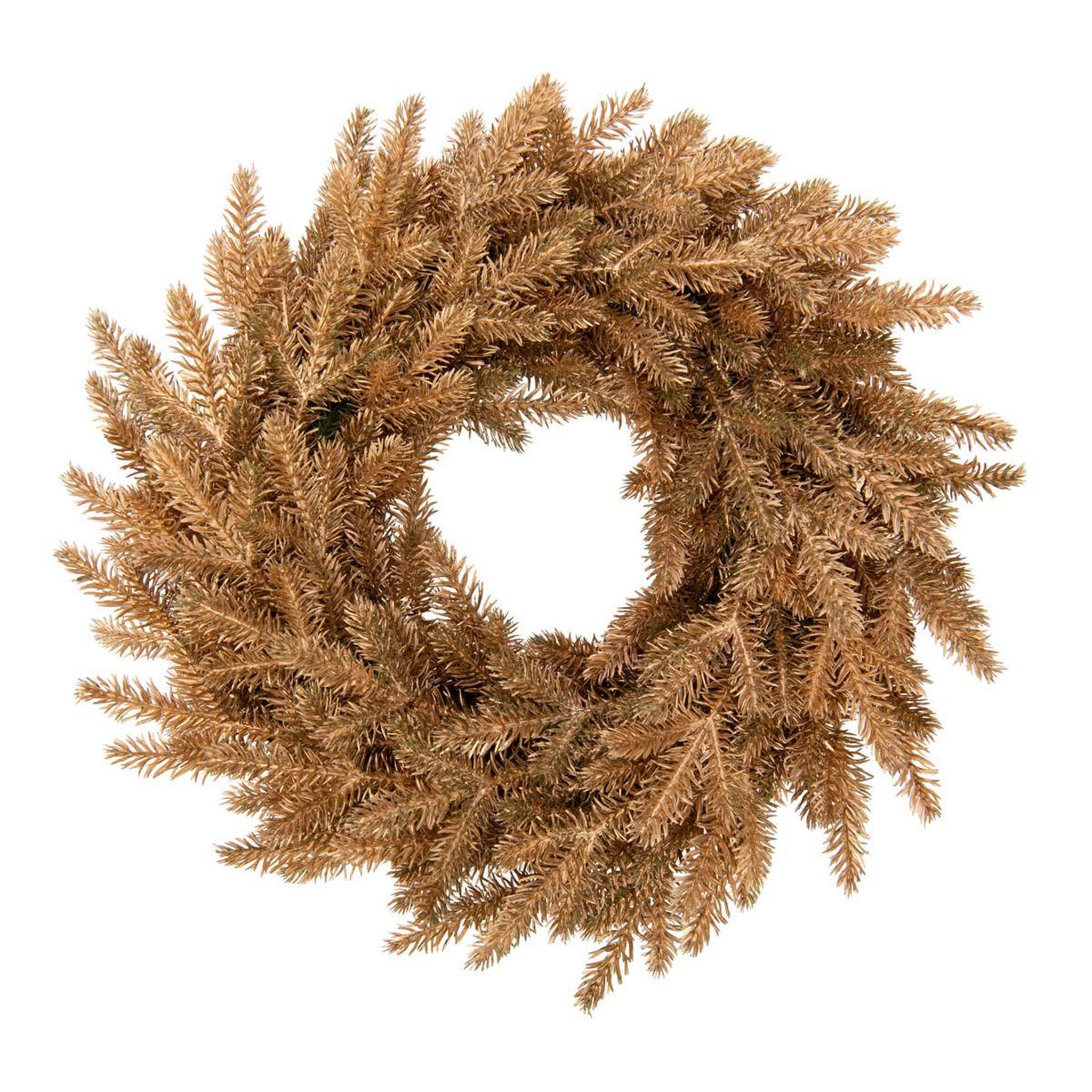 J-LINE Couronne de noël  joaquin  40cm doré