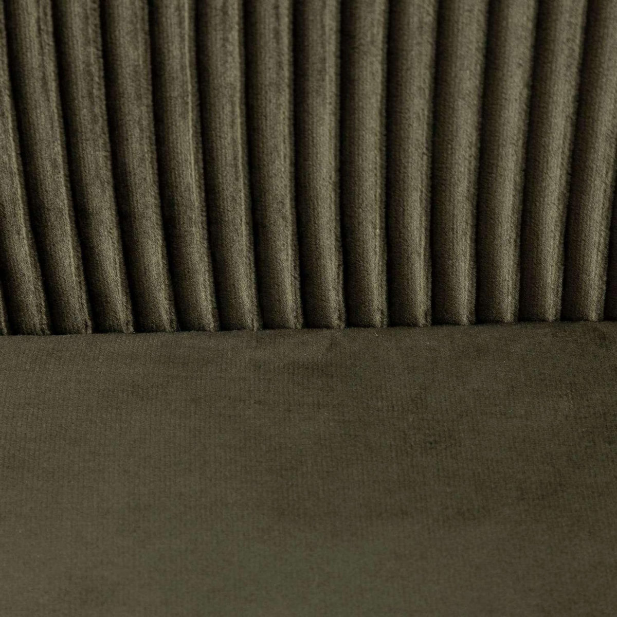 ATMOSPHERA Fauteuil en velours SOLARO - Vert