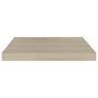 Voir la diapositive 4 : VIDAXL Etageres murales flottantes 4 pcs chene 50x23x3,8 cm MDF