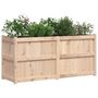 Voir la diapositive 4 : VIDAXL Jardiniere 150x50x70 cm bois de pin massif