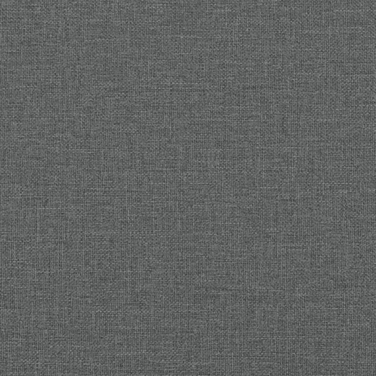 VIDAXL Ensemble de canapes 2 pcs avec coussins Gris fonce Tissu