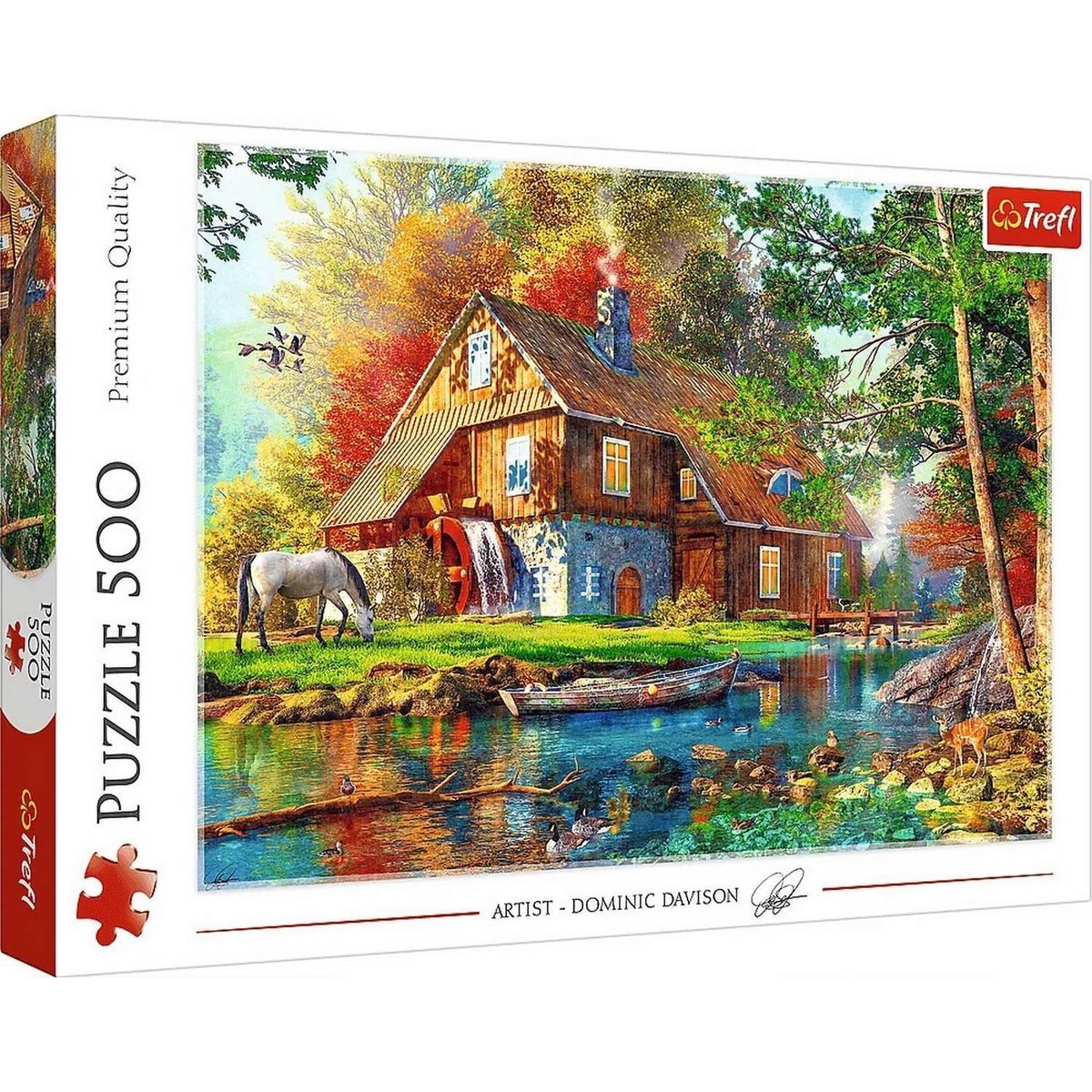 Trefl Puzzle 500 pièces : Gîte au bord de la rivière