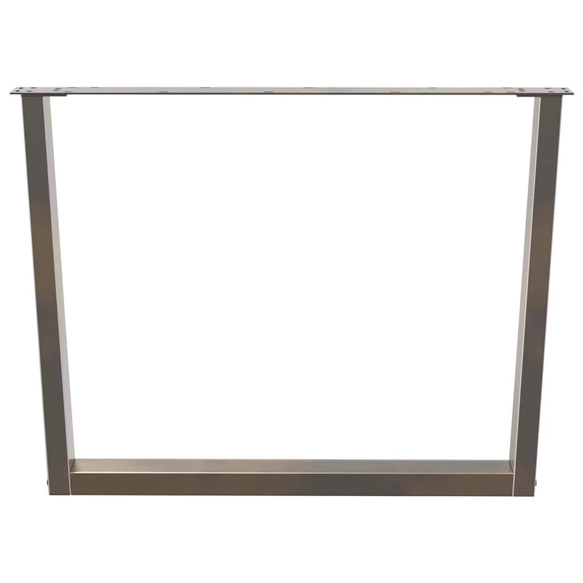 Voir la diapositive 5 : VIDAXL Pieds de table a manger forme de V 3 pcs 100x(72-73,3) cm acier