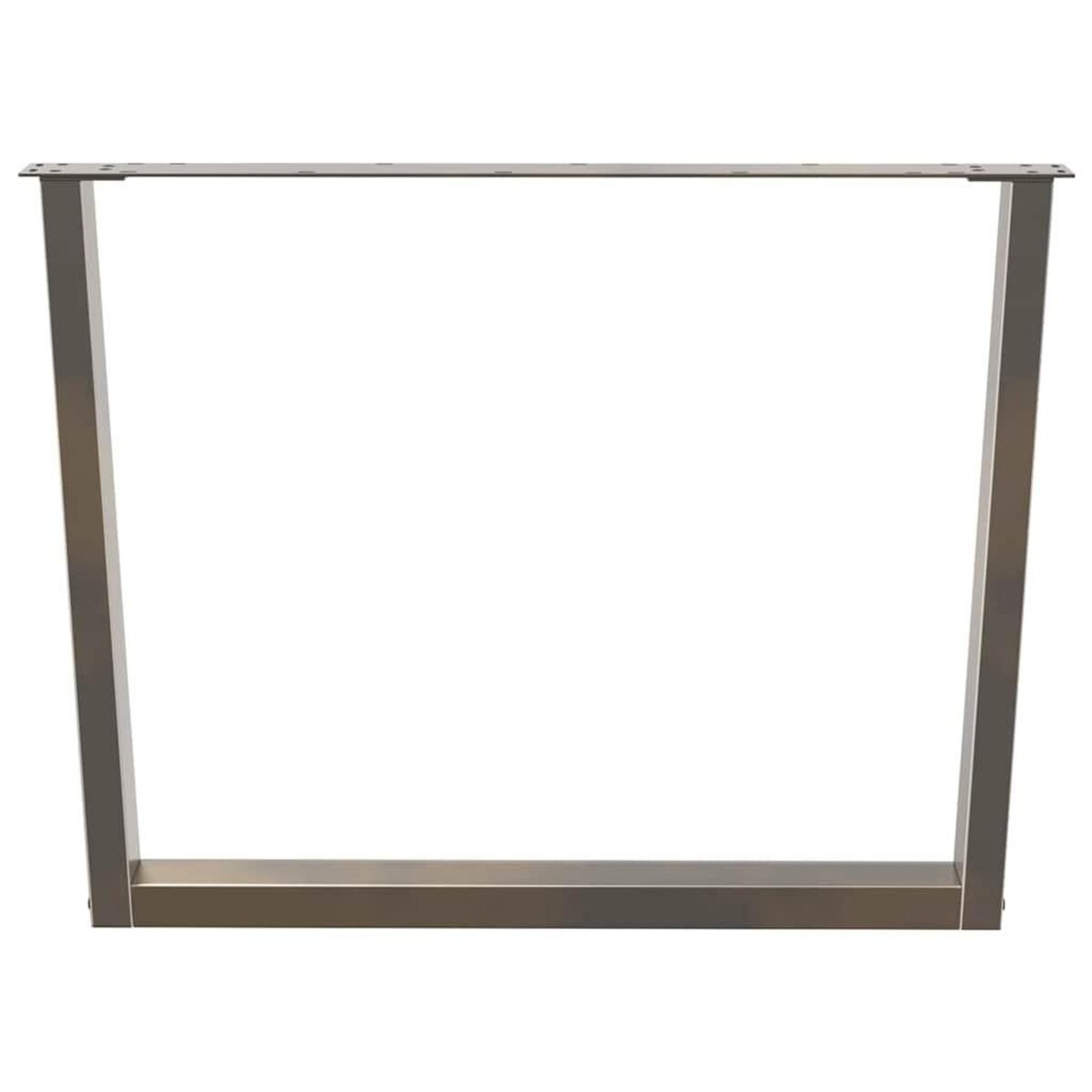 VIDAXL Pieds de table a manger forme de V 3 pcs 100x(72-73,3) cm acier