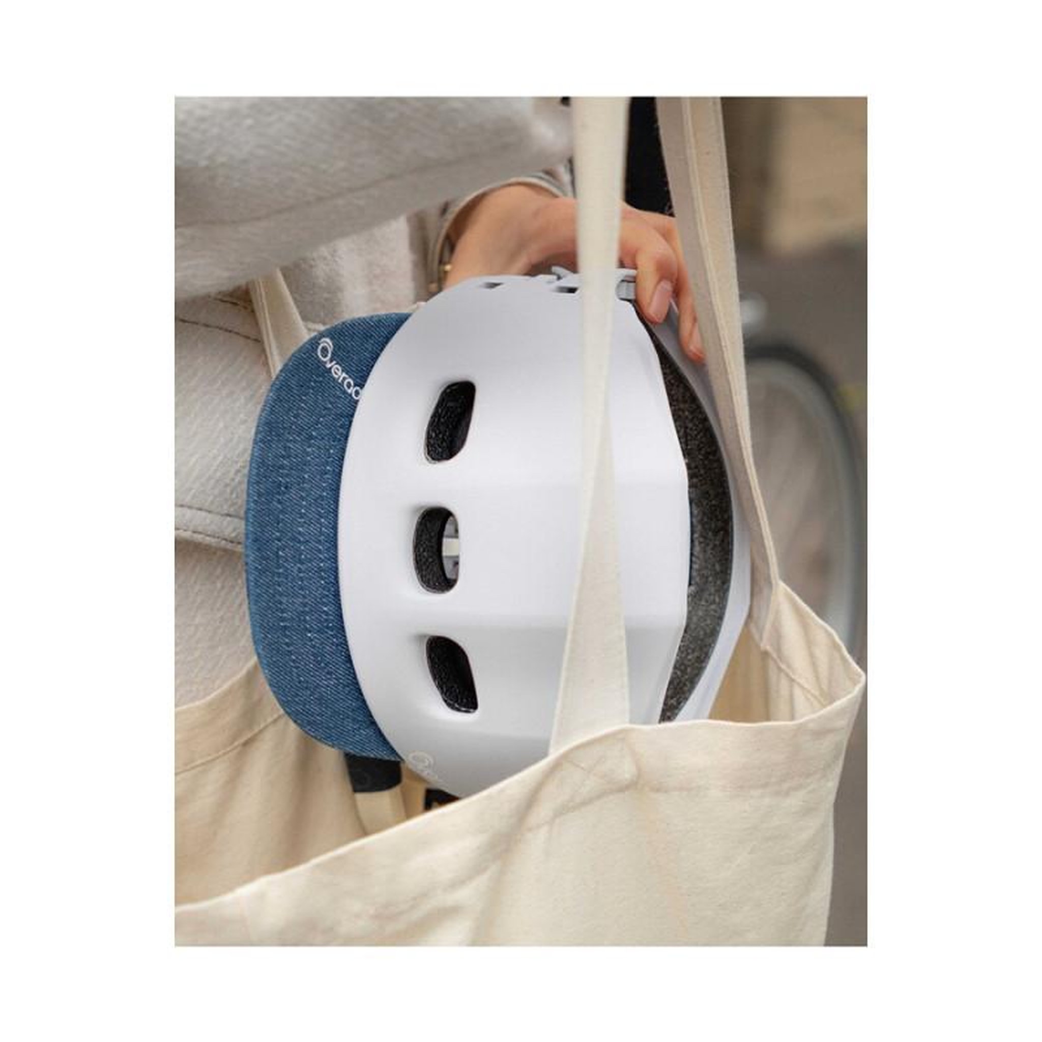 Voir la diapositive 5 : Overade Casque vélo Overade PLIXI ARCTIC WHITE S M
